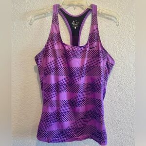 NIKE DRI-FIT RACERBACK TANK TOP
PURPLE SIZE LARGE